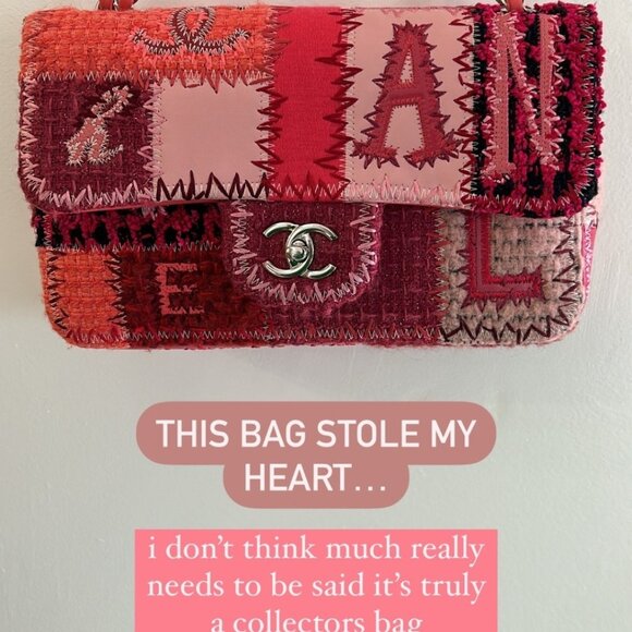 Chanel Red Medium Patchwork Classic Flap Bag - Picture 11 of 11